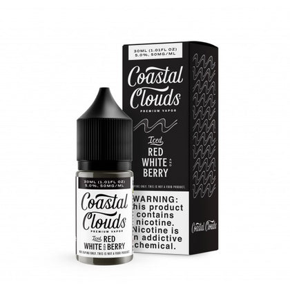 Coastal Clouds Salt - Iced Red White & Berry - 30mL