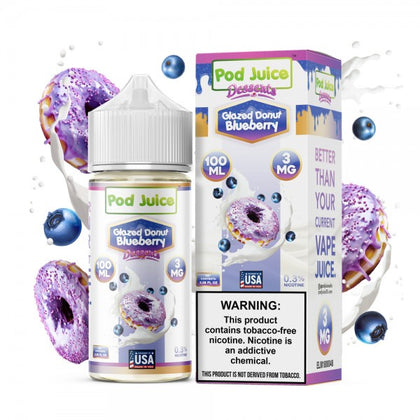 Pod Juice - Glazed Donut Blueberry - 100mL