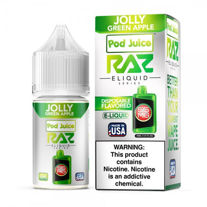 RAZ x Pod Juice Synthetic Salt - Jolly Green Apple - 30mL