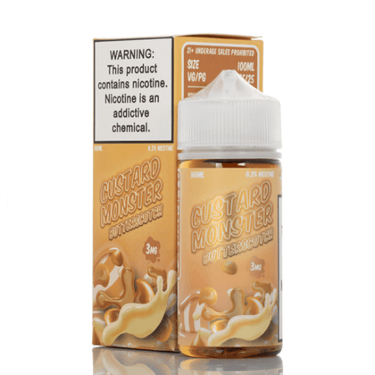 Custard Monster - Butterscotch Custard 100ml Near Me Denver Colorado